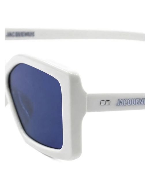 Jacquemus Blue Logo-Lettering Sunglasses