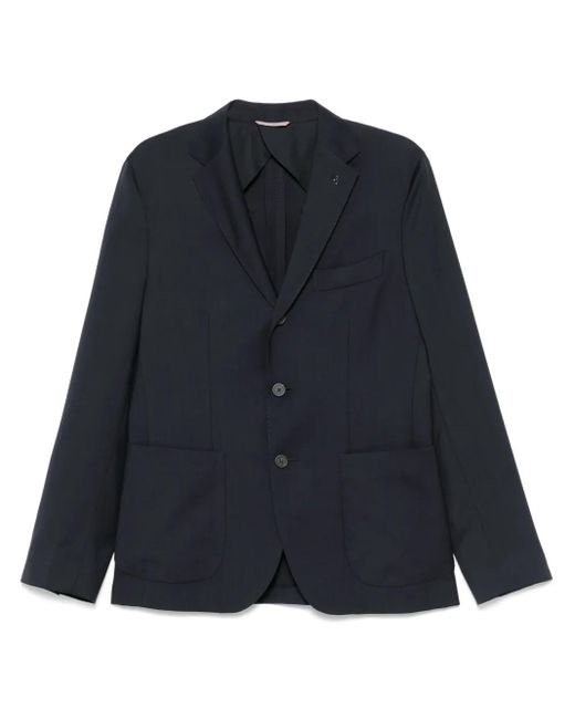メンズ Peserico シングルジャケット Blue
