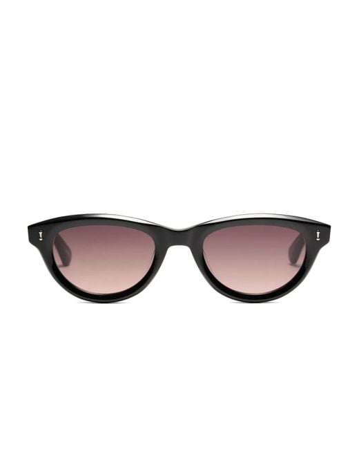 PETER AND MAY Black Cydonia Rain Cat-Eye Frame Sunglasses
