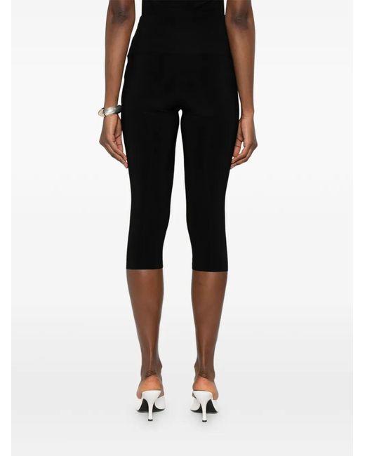 Norma Kamali Black Capri Trousers