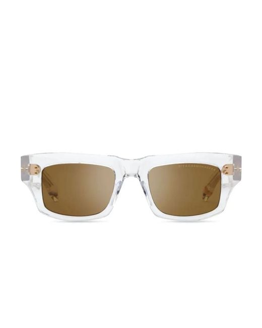 Dita Eyewear Natural Square-Frame Sunglasses