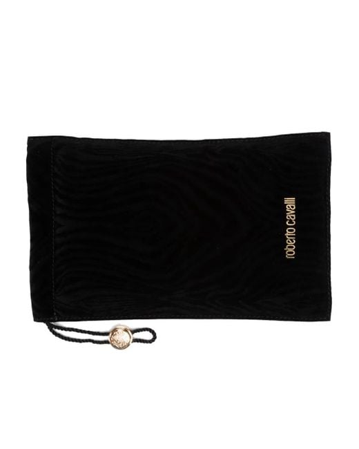 Roberto Cavalli Black Square-Frame Gradient-Lenses Sunglasses