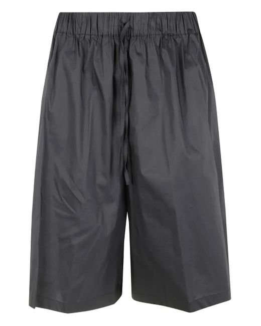 Shorts Con Vita Elasticizzata di Liviana Conti in Gray