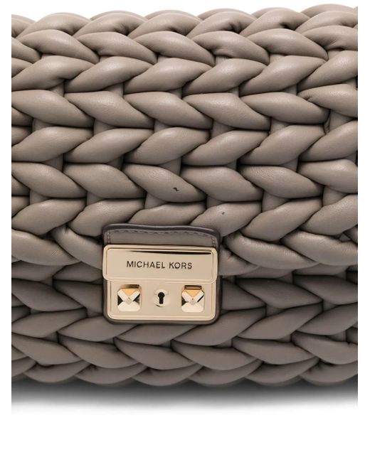 Michael Kors レザーショルダーバッグ White