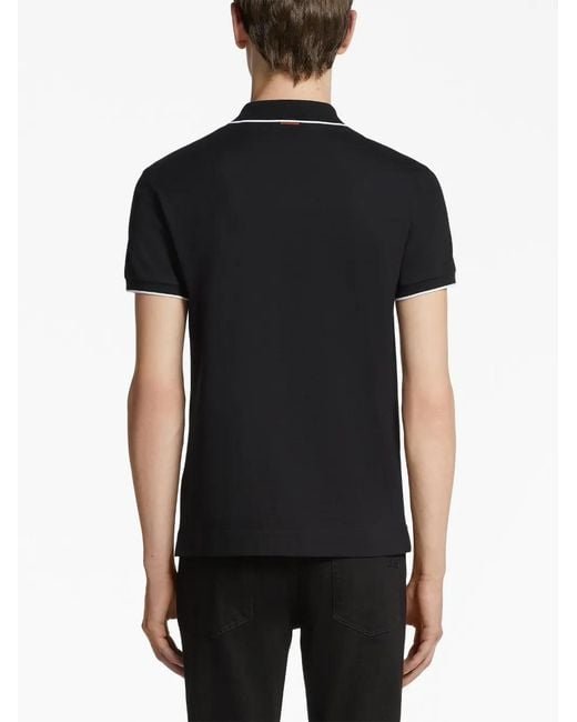 Zegna Black T-Shirts And Polos for men
