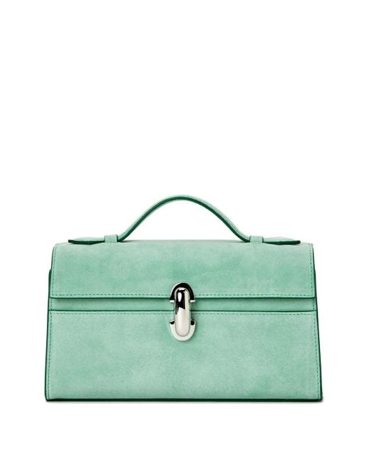 SAVETTE Green Symmetry Pochette Handtasche