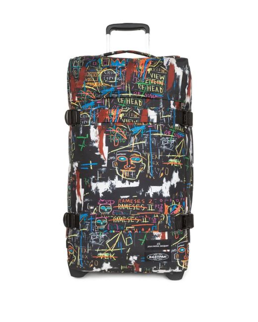 Eastpak X Basquiat Transit'R M Reistas Met Wielen in het White