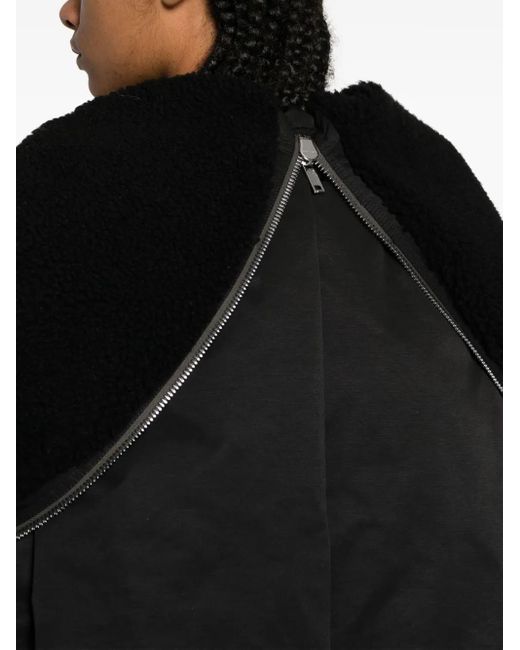 Rick Owens Black Alice Gauntlet Down Coat