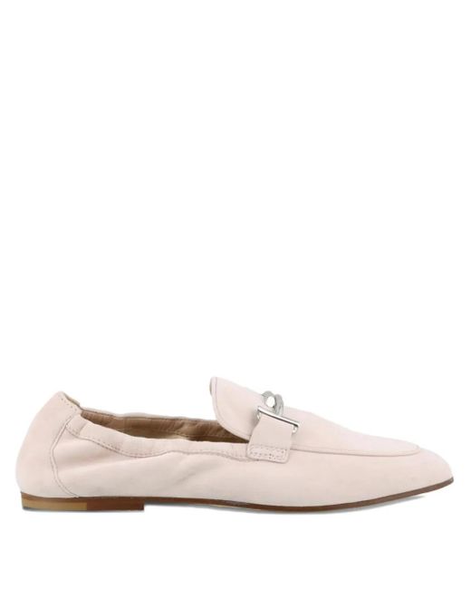 Tod's スエード ローファー Pink