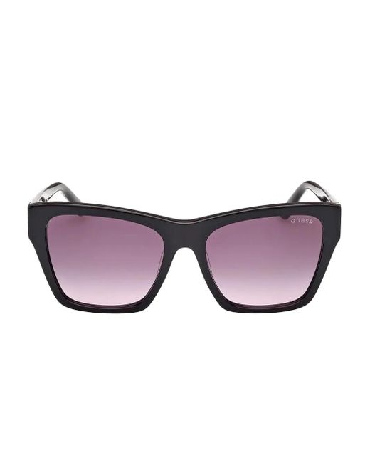 GUESS EYEWEAR Purple Square-Frame Sunglasses