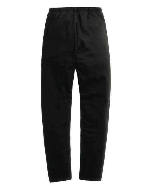 Throwback. Black Elasticated-Waistband Trousers for men