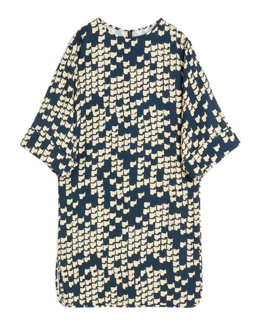 Valentino Garavani Blue Opticool Mini Dress