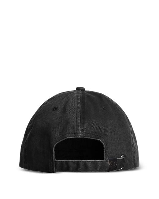 Parajumpers Black Leod Logo-Patch Baseball Cap