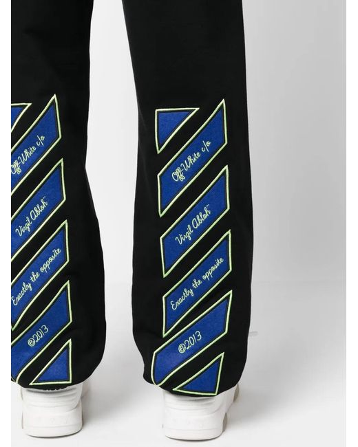 Off-White c/o Virgil Abloh Black 'vars Slim' joggers for men