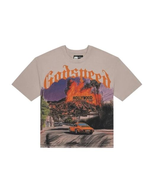 Godspeed White Los Scandalous Graphic T-Shirt for men