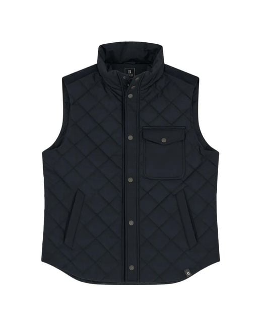 Boggi Blue Padded Gilet for men