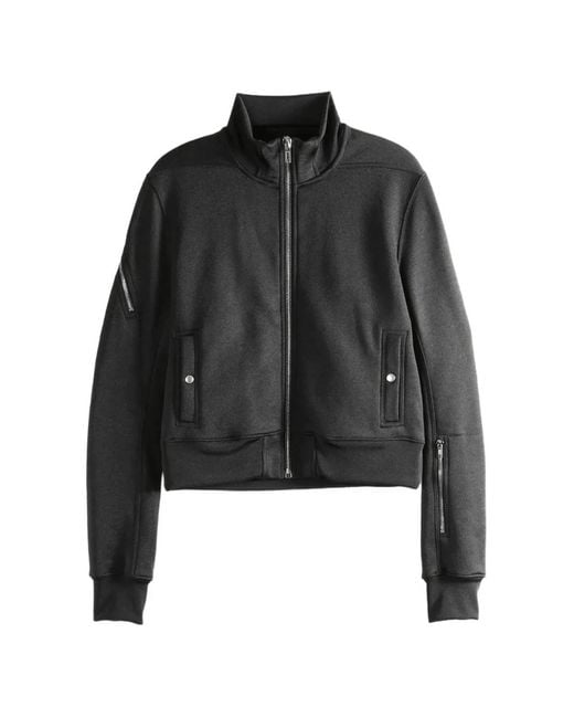 Rick Owens Black Rev Zip-Up Jacket for men