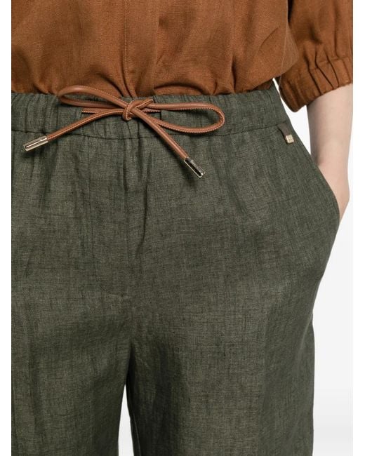 Herno Green Drawstring Trousers