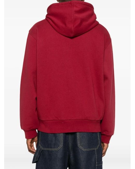 Carhartt Red Active Sweat Hoodie for men