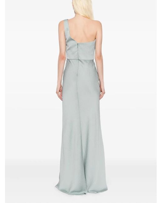 Amsale White Abendkleid Aus Satin