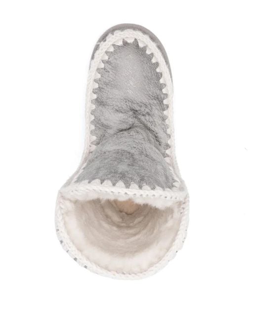 Mou Gray 24 Leather Boots
