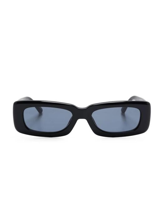 The Attico Blue X Linda Farrow Mini Marfa Sunglasses