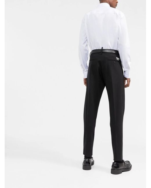 DSquared² Overhemd Met Logo in het White voor heren
