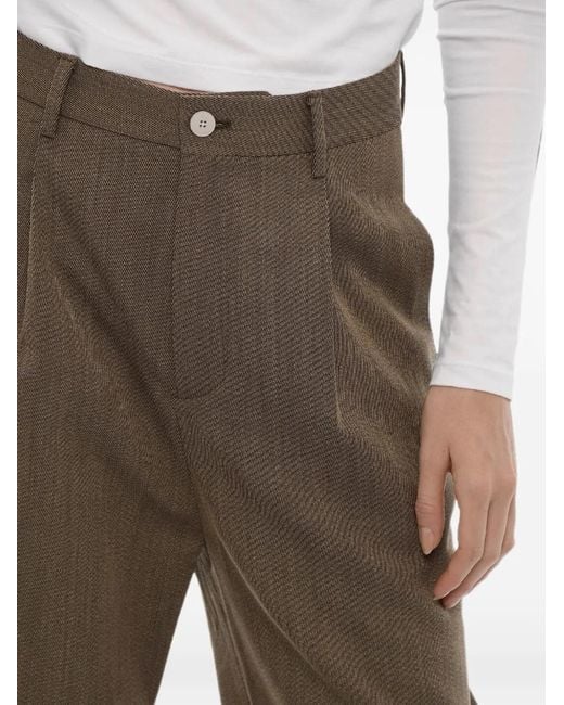 Sibel Saral Gray Pleated Trousers