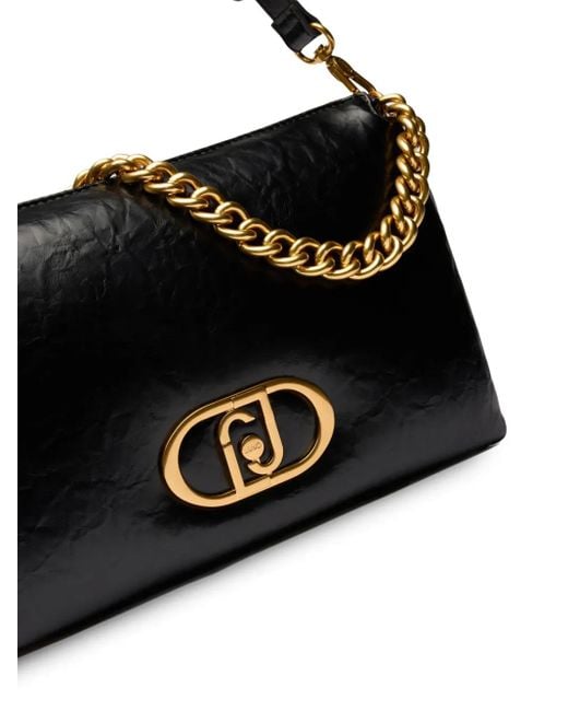 Liu Jo Black Lapuffy Shoulder Bag