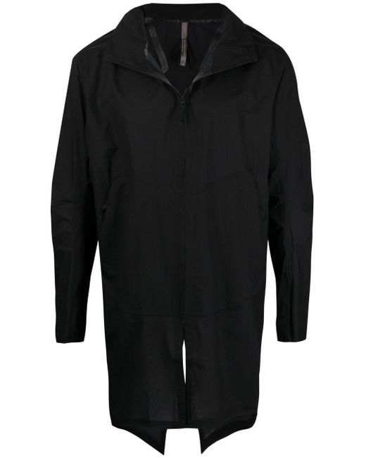 Veilance Black Stand-up Collar Zip-up Coat for men