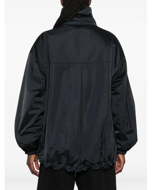 Marc O' Polo Black High-Neck Button-Up Jacket
