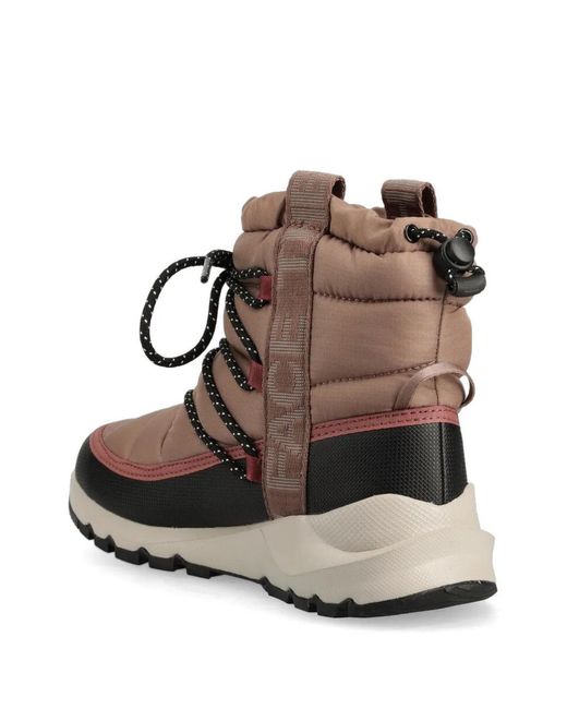 The North Face Brown Logo-Embellishment Boots