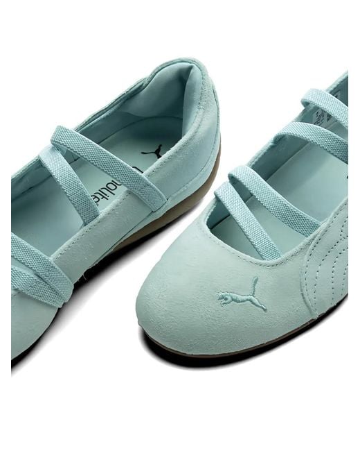 PUMA Green Speedcat Ballet Flats