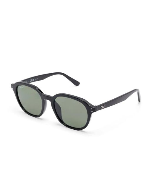 Ray-Ban Gray Square-Frame Sunglasses