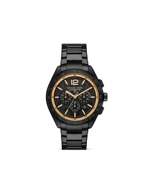 Michael Kors Black Accelerator 2.0 44Mm for men