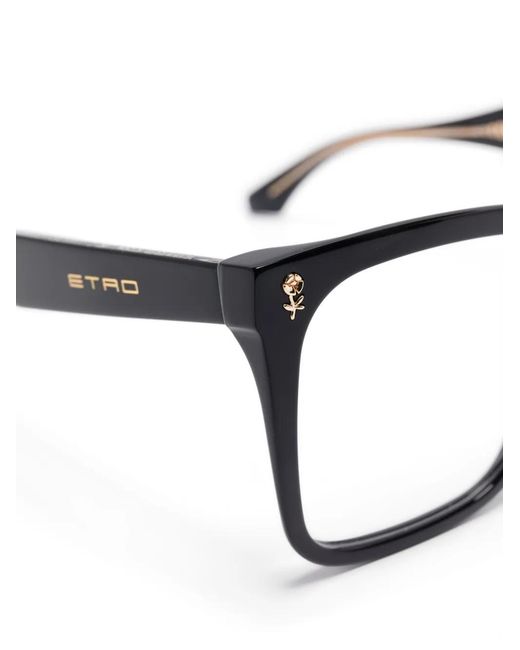 Etro Brown Square-Frame Glasses