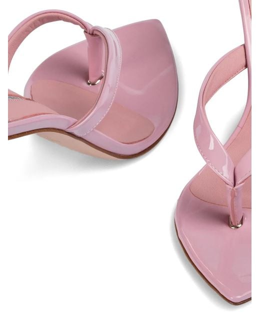Le Silla Pink Gisele Thong-Strap Sandals
