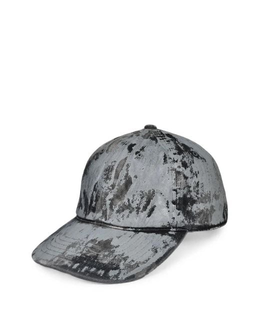 FILTH Gray Waxed Trucker Hat for men