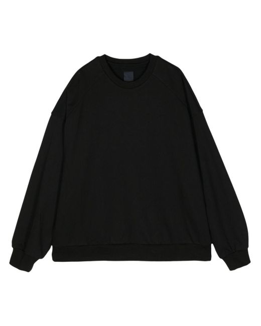Juun.J Black Embroidered-motif Cotton Sweatshirt for men