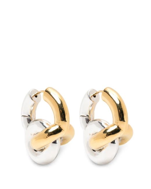 Uncommon Matters Metallic Mini Knot Creoles Earrings