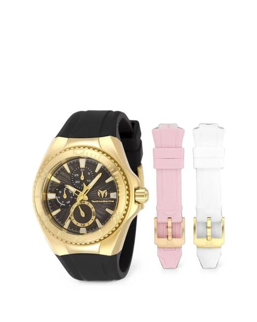 TechnoMarine Black Cruise 40Mm Watch