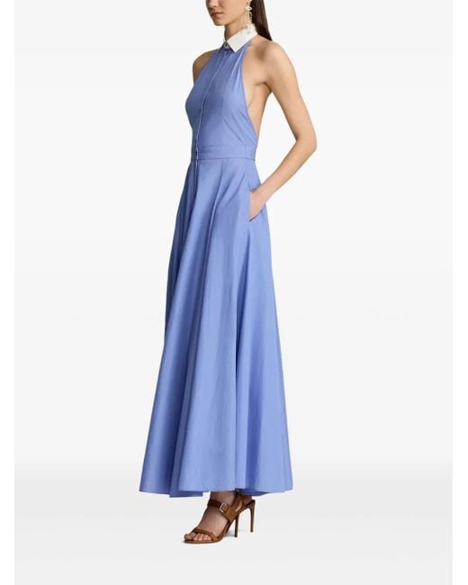 Ralph Lauren Blue Eldred Long Dress