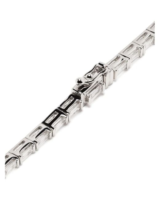 Anita Ko White 18Kt Baguette Diamond Choker Necklace