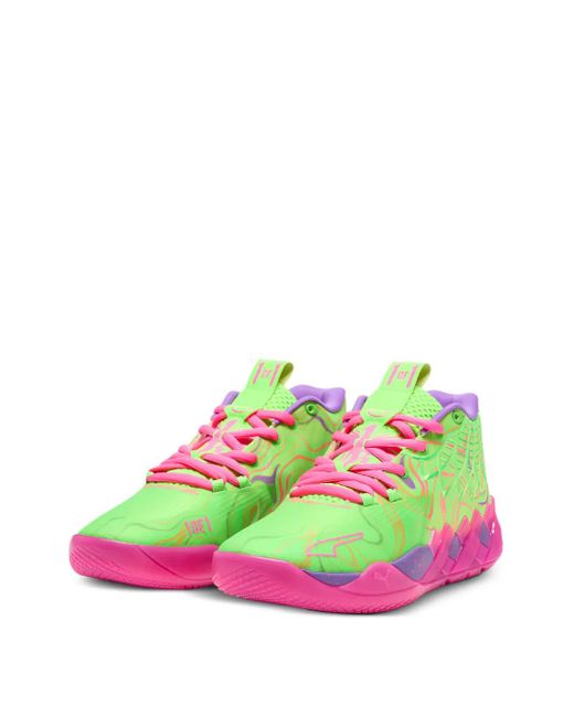 PUMA Green Mb.01 Inverse Toxic Glimmer/Knockout- Sneakers for men