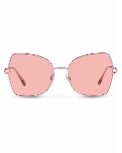 dolce and gabbana pink glasses