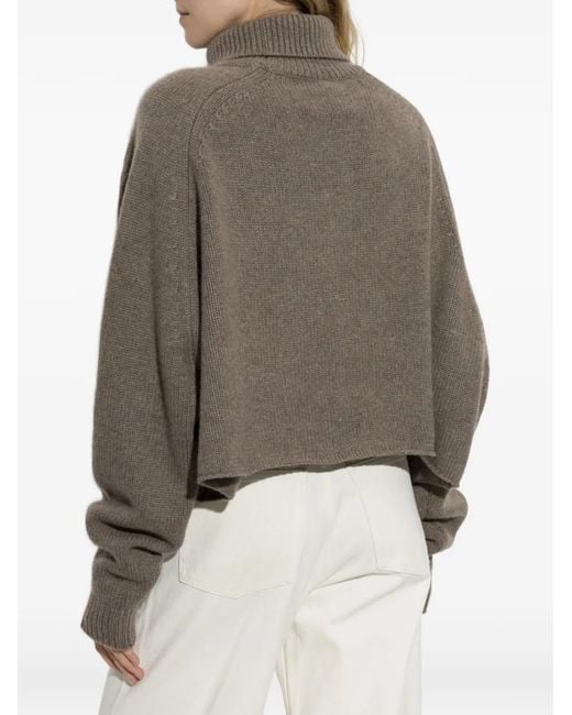 Lisa Yang Brown Cathie Turtleneck Sweater