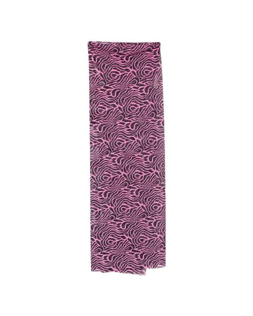 MATINEÉ Purple Zebra-Print Sarong