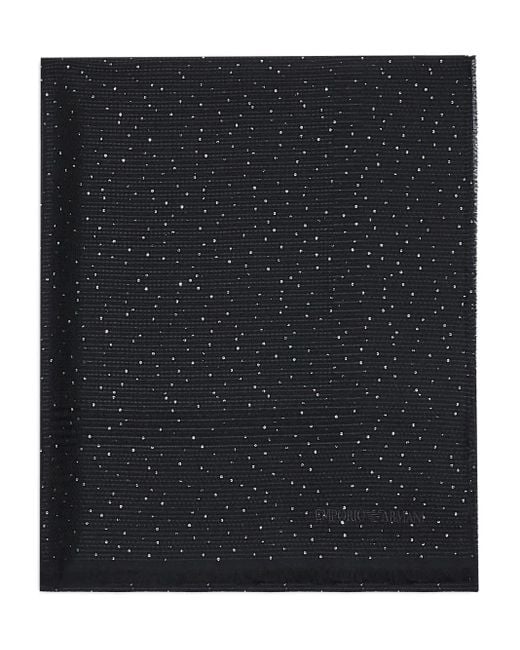 Sciarpa Con Paillettes di Emporio Armani in Black