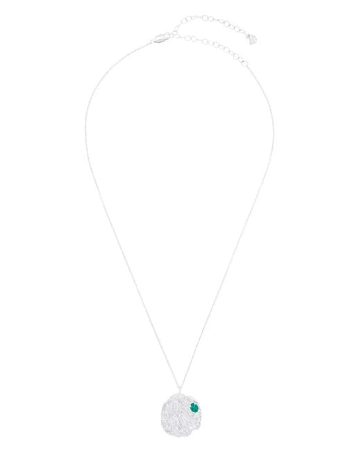 Loveness Lee White Maitaka Necklace