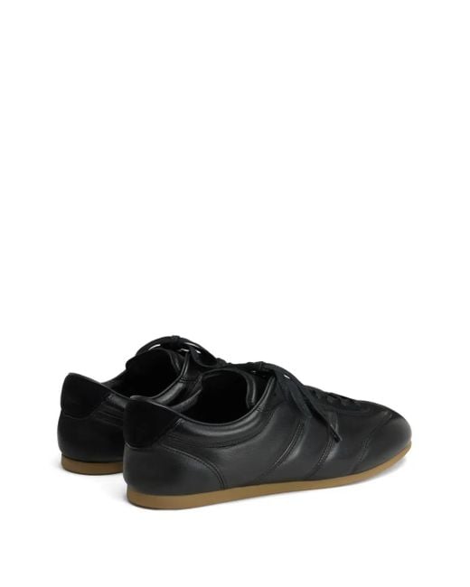 Lemaire Black Leather Sneakers